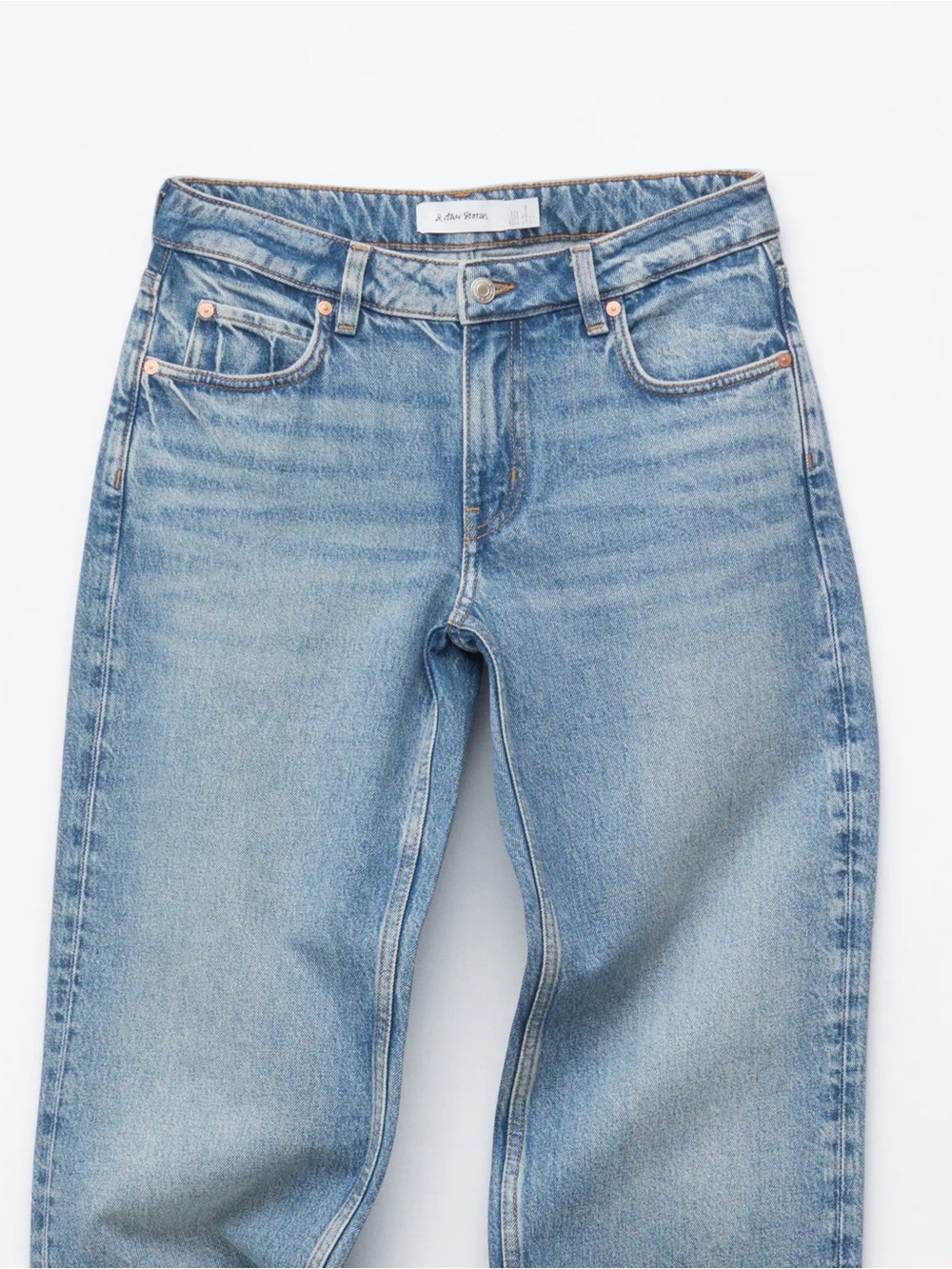 & Other Stories Light Wash Blue Jeans
